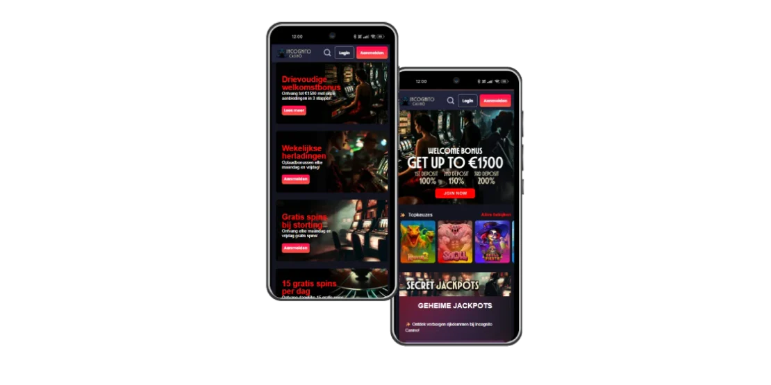incognito casino mobile